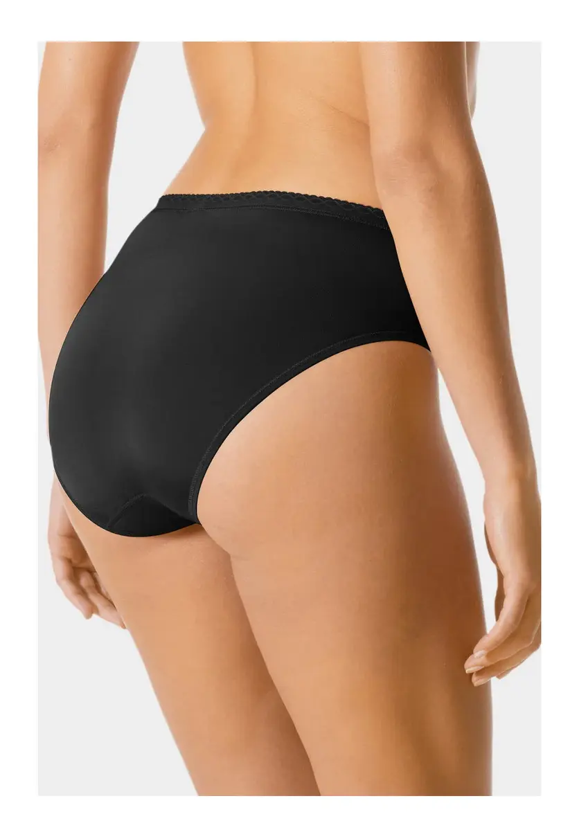 Mey Lights dames heup slip - Elastisch katoenen dames onderbroek -Midi slip Katoenen kruisje