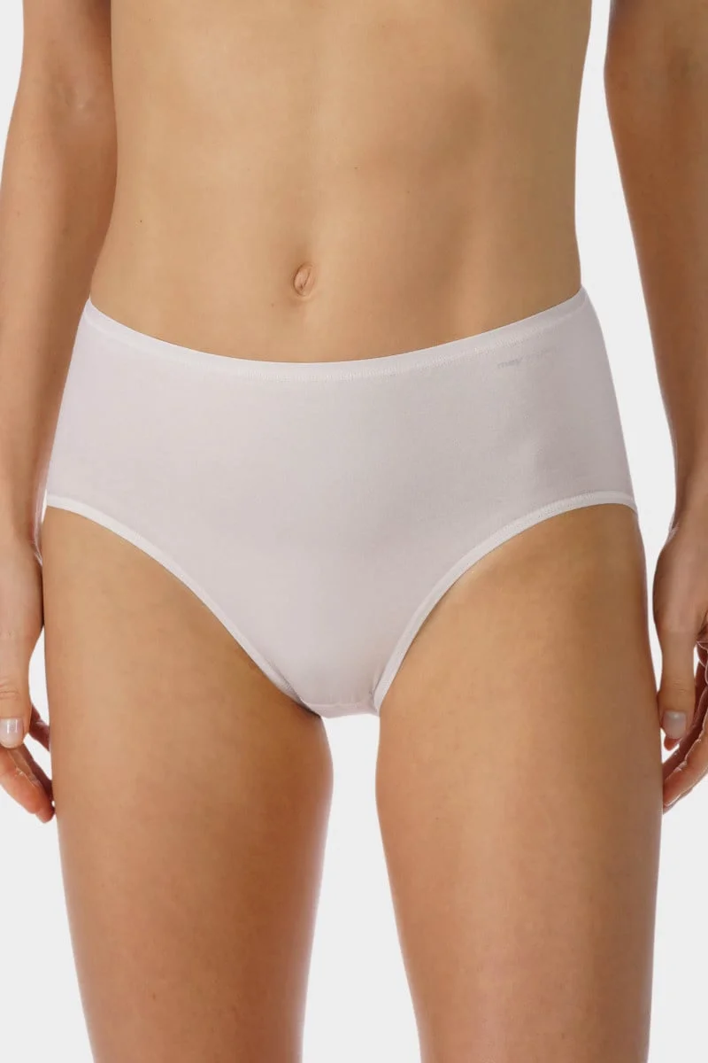 Mey dames taille slip - Biologisch katoenen dames onderbroek - Maxi ondergoed vrouwen
