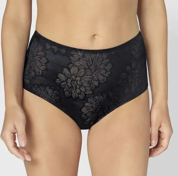 Triumph Fit Smart Maxi Slip Zwart - Vrouwen taille onderbroek - Kanten slip