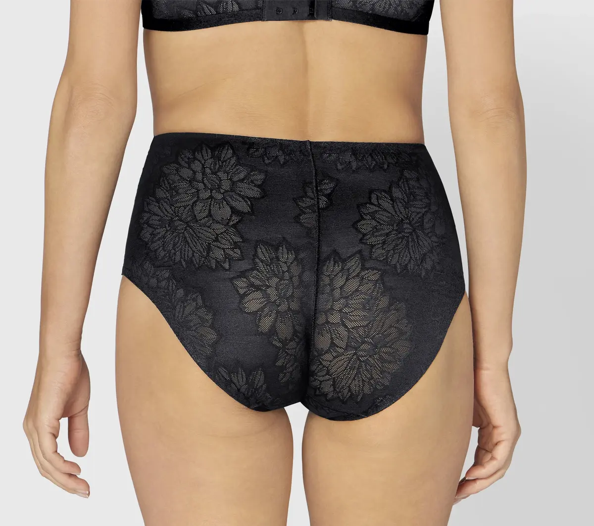 Triumph Fit Smart Maxi Slip Zwart - Vrouwen taille onderbroek - Kanten slip