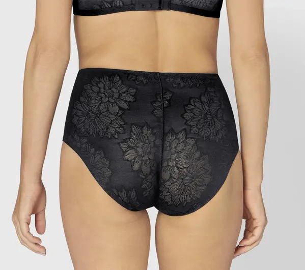 Triumph Fit Smart Maxi Slip Zwart - Vrouwen taille onderbroek - Kanten slip