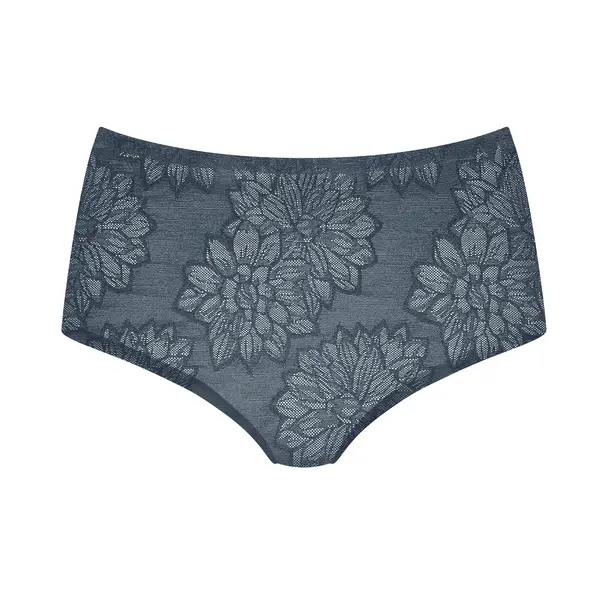 Triumph Fit Smart Maxi Slip Zwart - Vrouwen taille onderbroek - Kanten slip