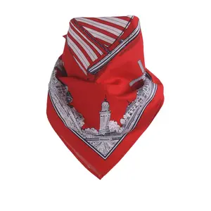 Bandana Rood Oud Nederland 54x54 CM - Katoenen bandana Bandana Rood Oud Nederland 54x54 CM - Katoenen bandana