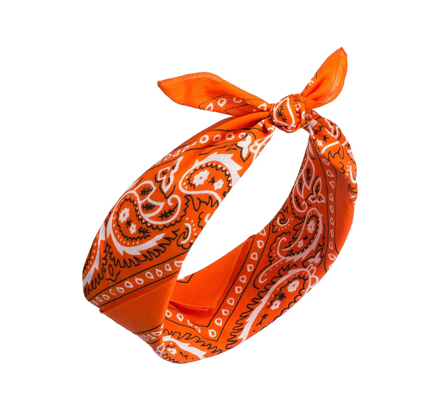 Bandana Rain Drop Oranje 54 x 54 cm - Stoffen bandana