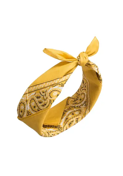 Bandana Rain Drop Geel 54 x 54 cm Bandana Rain Drop Geel 54 x 54 cm