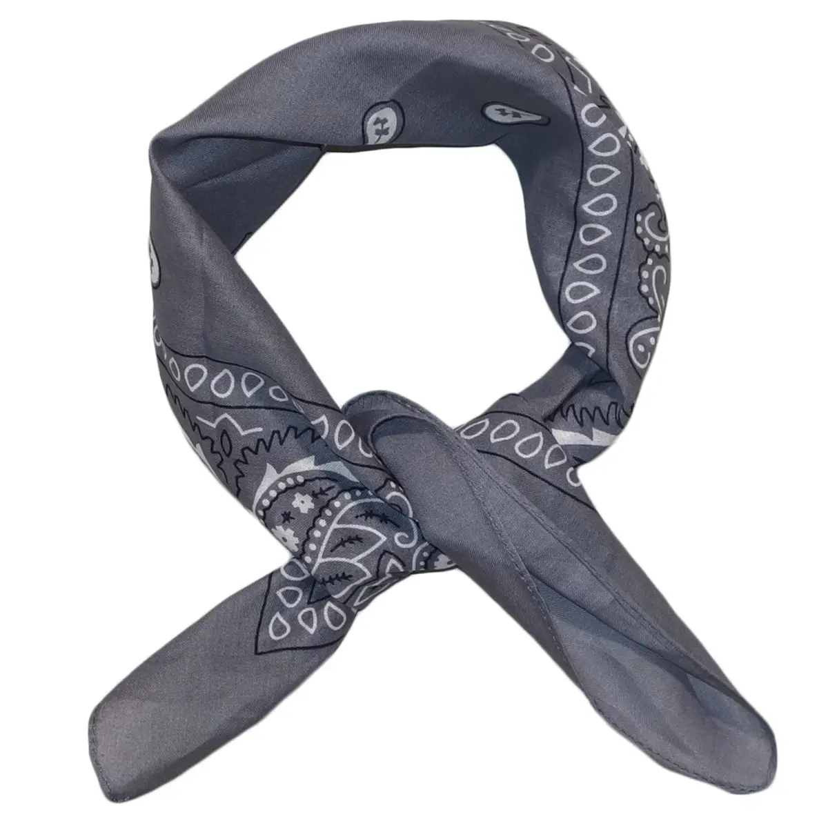 Bandana Rain Drop Grijs 54 x 54 cm - Katoenen bandana