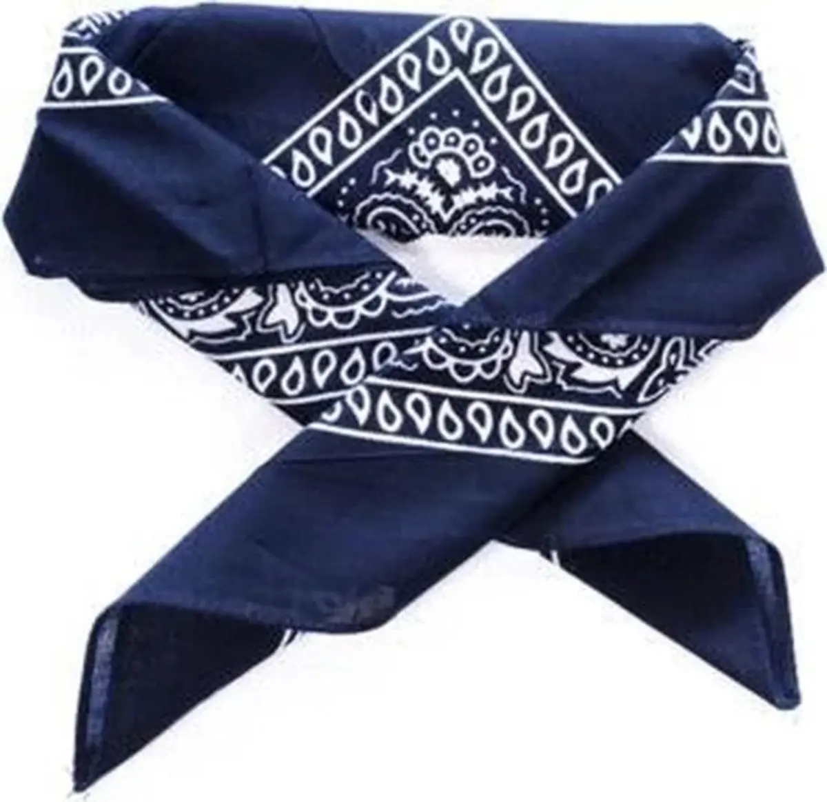 Bandana Rain Drop blauwe 54 x 54 cm - Katoenen bandana Bandana Rain Drop blauwe 54 x 54 cm - Katoenen bandana