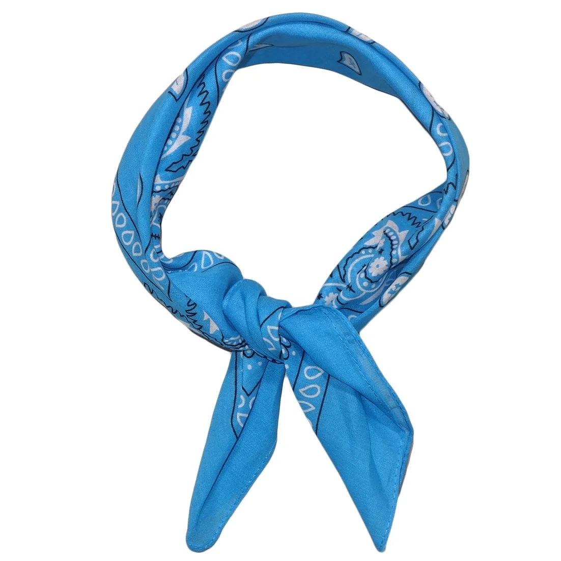 Bandana Rain Drop blauwe 54 x 54 cm - Katoenen bandana