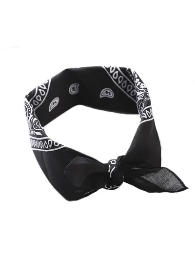 Bandana Rain Drop Zwart 54 x 54 cm Bandana Rain Drop Zwart 54 x 54 cm