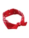 Bandana Rain Drop rood 54 x 54 cm - Katoenen bandana