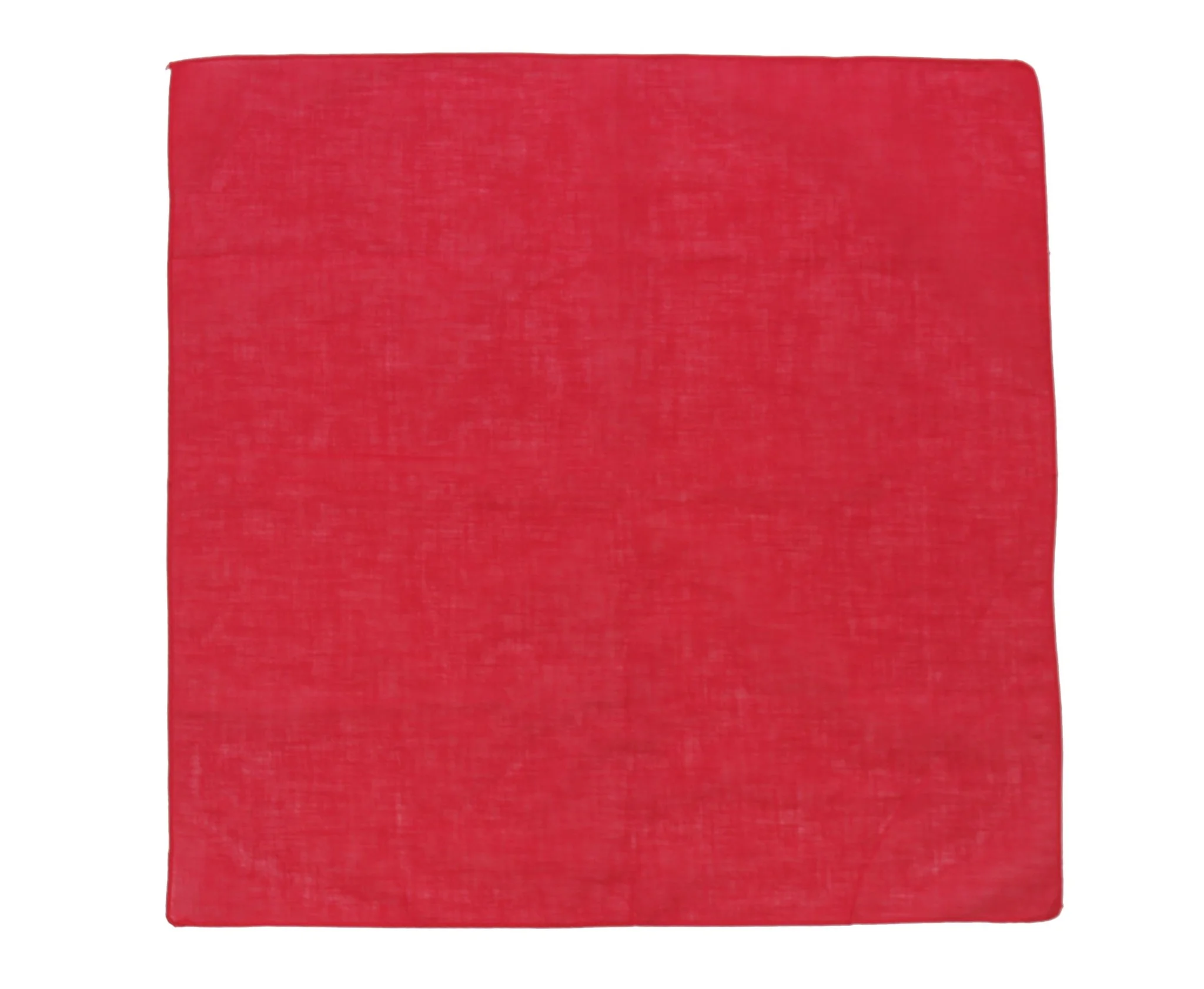 Boerenzakdoek Uni Rood 54x54 cm - Katoenen boerenzakdoek