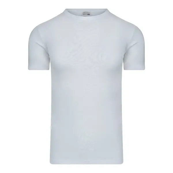 Beeren 6 stuks ondershirts/ Tshirts heren - Ronde hals - 100% Katoenen mannen T-shirt korte mouw - Witte t shirts heren