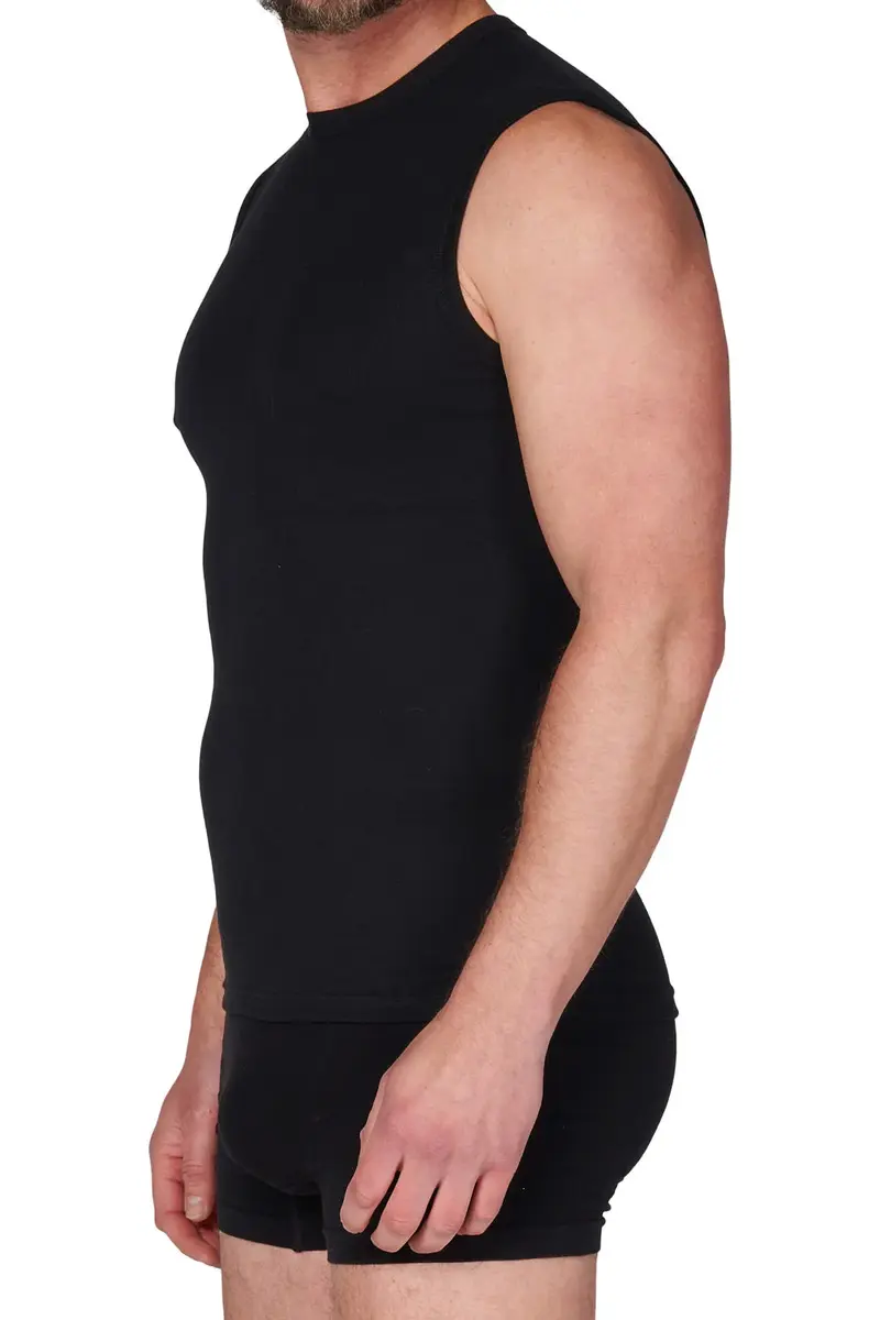 Beeren 6 stuks heren mouwloze shirts - 100% katoenen shirt zonder mouwen - Naadloos - Beeren ondergoed