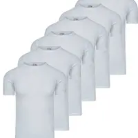 Beeren 6 stuks - Extra lang heren T-shirts katoen