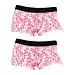 Funderwear meisjes boxershorts luipaard 2-pack - Katoenen meisjes onderbroek - Roze
