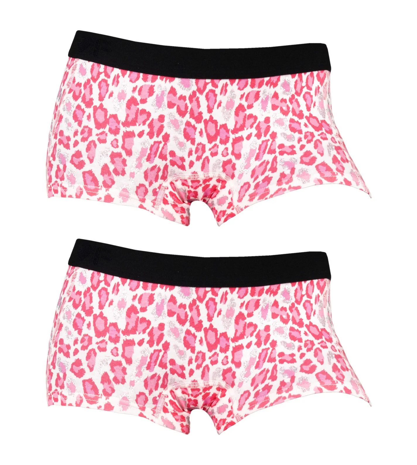 Funderwear meisjes boxershorts luipaard 2-pack - Katoenen meisjes onderbroek