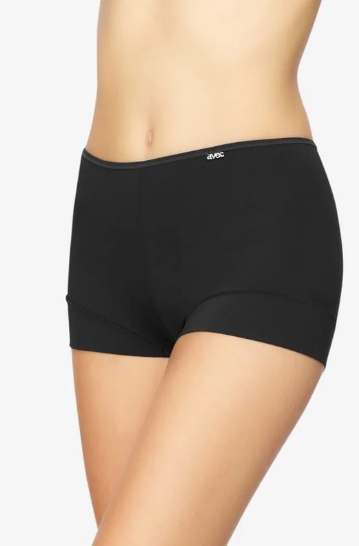 Avet 3844 dames boxershort microfiber - Dames polyamide hoge onderbroek - Badstof kruisje - Avet ondergoed