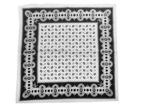 Boeren zakdoek Koffieboon zwart 55 x 55 cm - Katoenen boerenzakdoek bedrukt