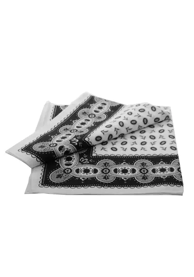 Boeren zakdoek Koffieboon zwart 55 x 55 cm Boeren zakdoek Koffieboon zwart 55 x 55 cm