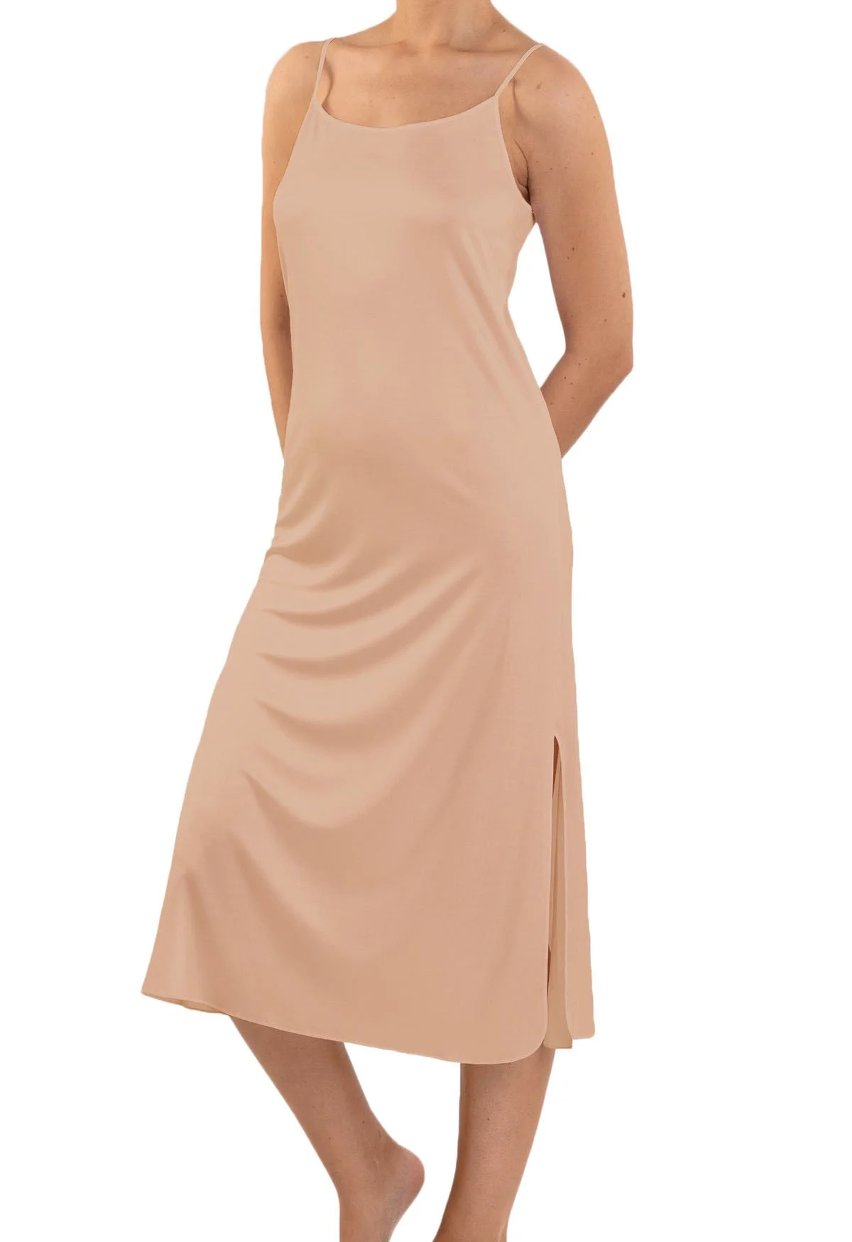 Nina von C onderjurk extra lang 120CM - Viscose Antistatische neglige