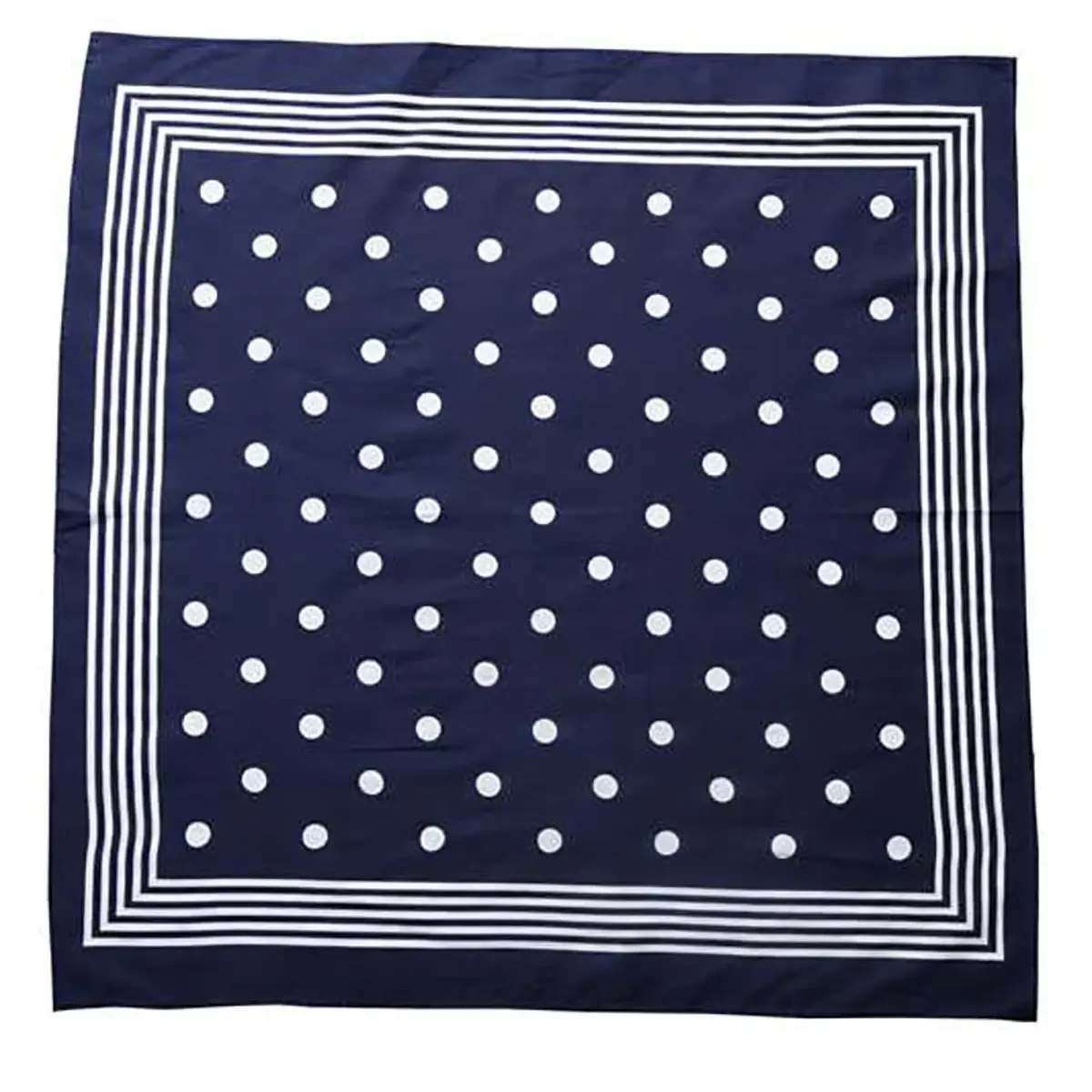 Boeren zakdoek Blauw stippel 54 x 54 cm