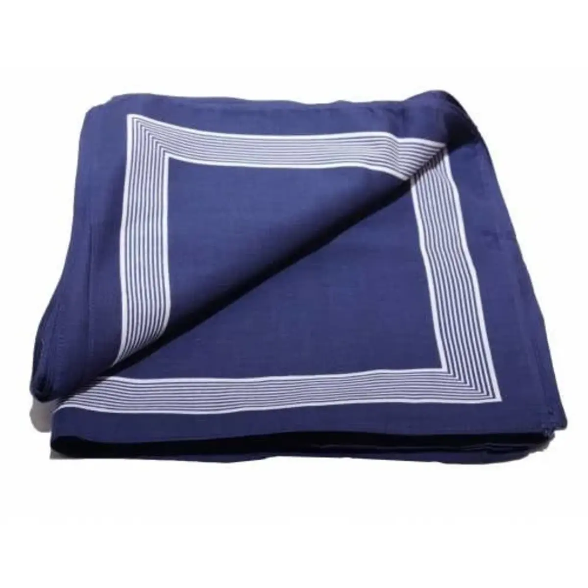 Boeren zakdoek Blauw uni 55 x 55 cm