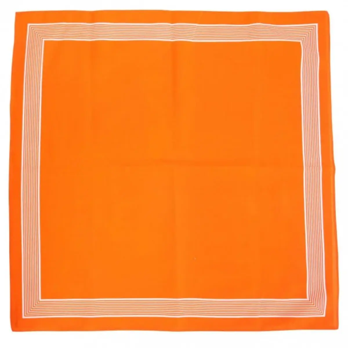Boeren zakdoek Oranje uni 58 x 58 cm Boeren zakdoek Oranje uni 58 x 58 cm