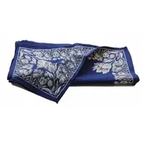 Boeren zakdoek blauw Tulpen, 55 x55 cm Boeren zakdoek blauw Tulpen, 55 x55 cm