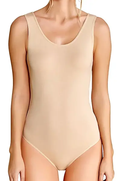 J&C body - bodystocking dames naadloos - Body wit - Bodysuit zwart zonder mouwen - Naadloos J&C body - bodystocking dames naadloos - Body wit - Bodysuit zwart zonder mouwen - Naadloos