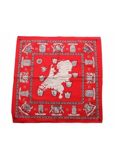 Boeren zakdoek rood Nederland 55 x 55 cm Boeren zakdoek rood Nederland 55 x 55 cm