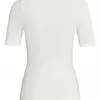 Entex dames thermo shirt korte mouw met kant