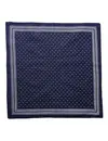 Boeren zakdoek Blauw kleine stippel 54 x 54 cm - Katoenen bandana