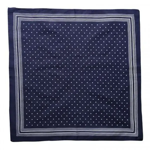 Boeren zakdoek Blauw kleine stippel 54 x 54 cm - Katoenen bandana Boeren zakdoek Blauw kleine stippel 54 x 54 cm - Katoenen bandana