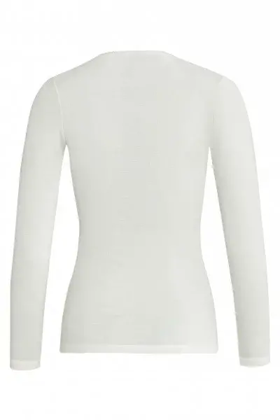 Entex  thermo shirt lange mouw met kantje - wollen Thermo ondergoed dames - Thermo kleding dames Entex  thermo shirt lange mouw met kantje - wollen Thermo ondergoed dames - Thermo kleding dames