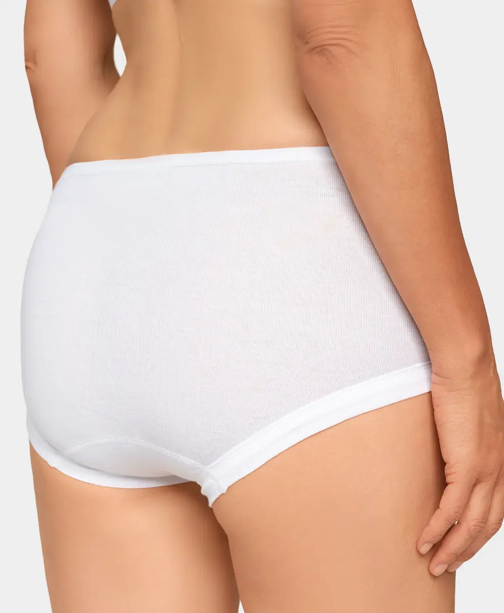 Conta taille slip met zachte katoenen boorden 141 - 100% katoenen ondergoed - Niet irriterend - Klassieke dames onderbroek - Grote maten Conta taille slip met zachte katoenen boorden 141 - 100% katoenen ondergoed - Niet irriterend - Klassieke dames onderbroek - Grote maten