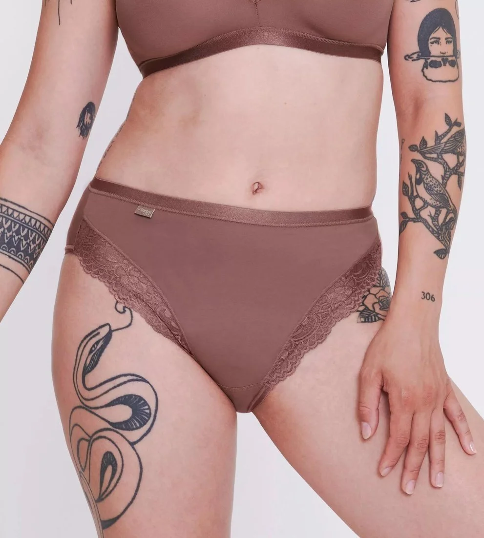 Sloggi Romance Tai - Kanten dames heup slip - Kanten dames onderbroek - Comfort ondergoed
