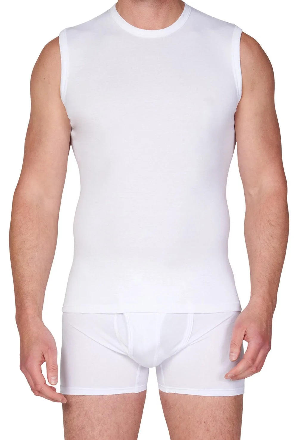 Beeren heren mouwloos shirt katoen - Shirt zonder mouwen - Ondershirt mannen naadloos - Beeren ondergoed heren