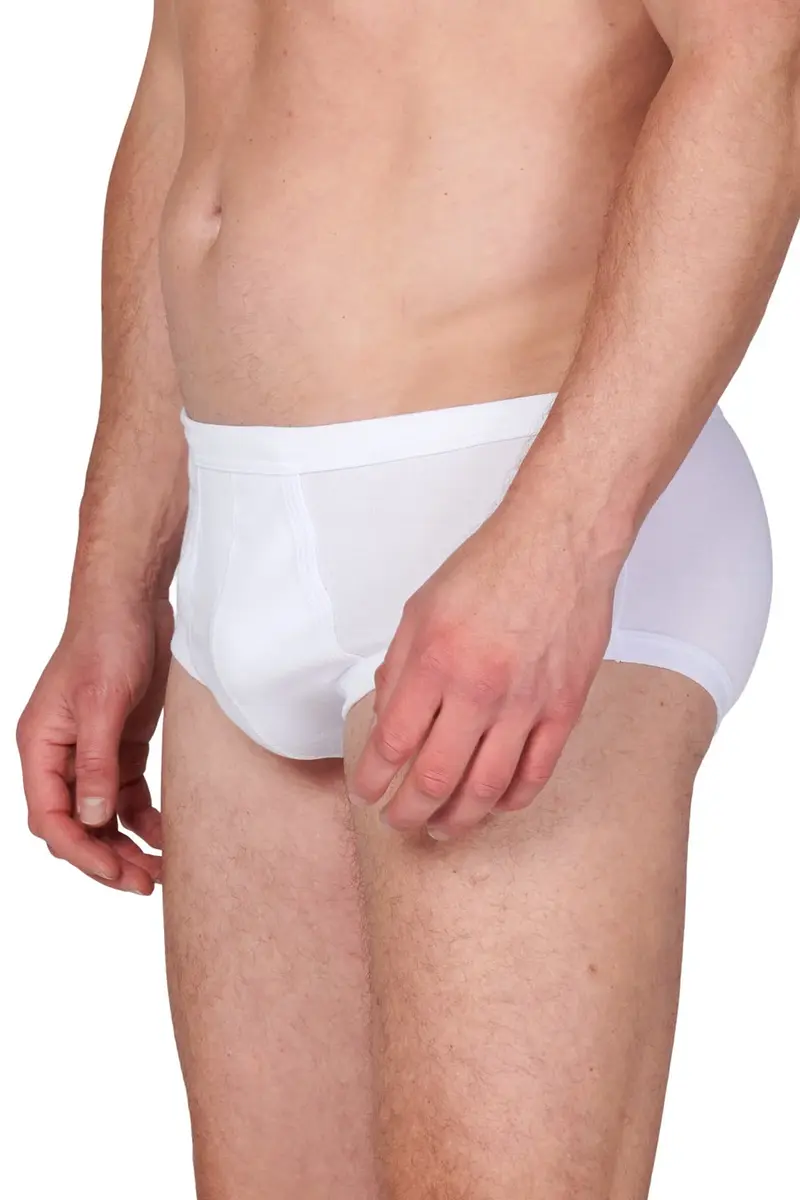 Beeren 2-pak heren heup slip wit - met gulp M3000 - 100% katoenen Beeren ondergoed - Senioren - Met sluiting Beeren 2-pak heren heup slip wit - met gulp M3000 - 100% katoenen Beeren ondergoed - Senioren - Met sluiting