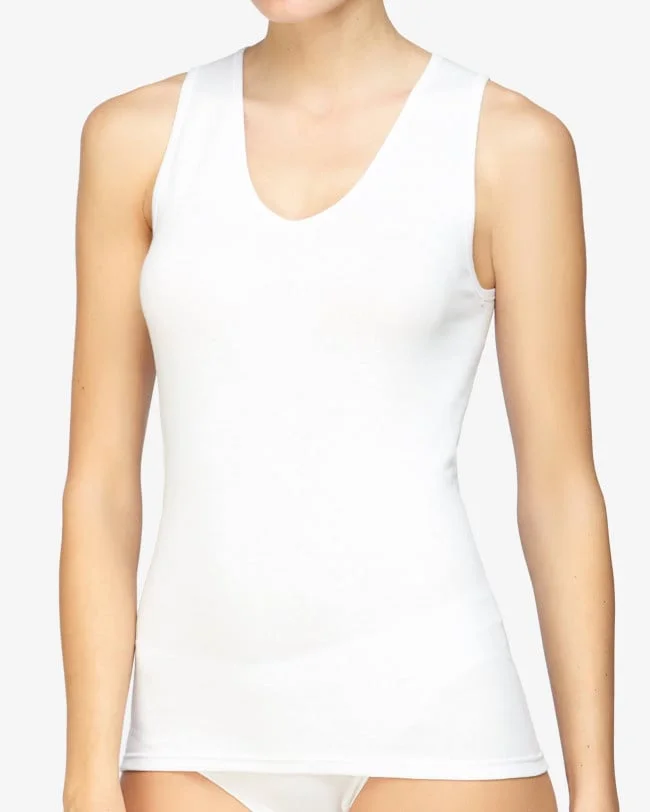 Avet dames hemdje 7528 spencer model - Dames katoenen onderhemd V-hals - Singlet