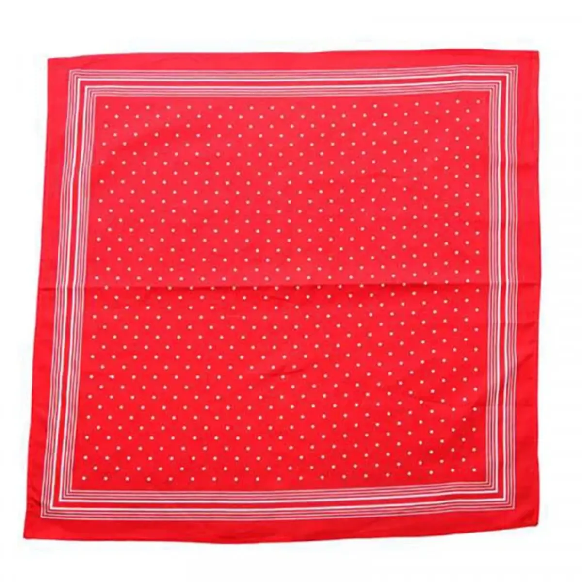 Boeren zakdoek rood kleine stippel 55 x 55 cm - Katoen Boeren zakdoek rood kleine stippel 55 x 55 cm - Katoen