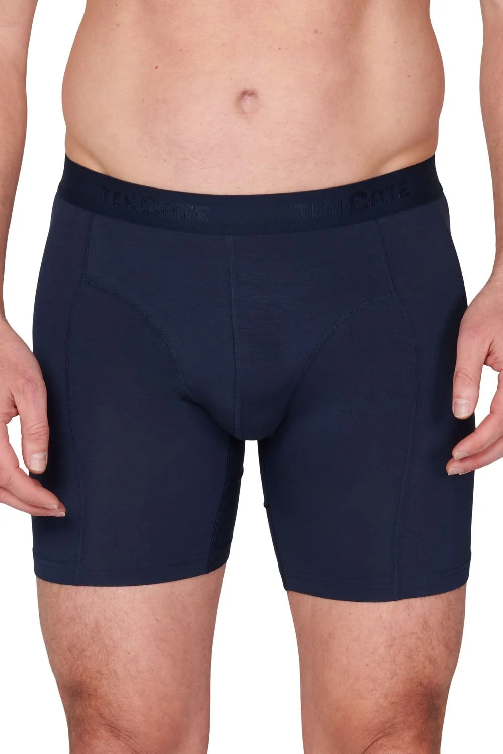 Ten Cate 2-Pack Bamboe boxershort heren Extra lange pijpjes - Heren onderbroek extra lang - bamboe ondergoed heren