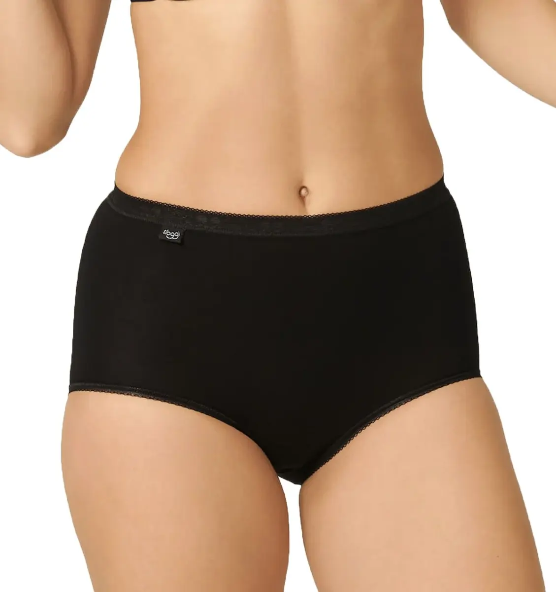 Sloggi dames Basic Maxi slip - Taille dames ondergoed katoen - Dames onderbroek