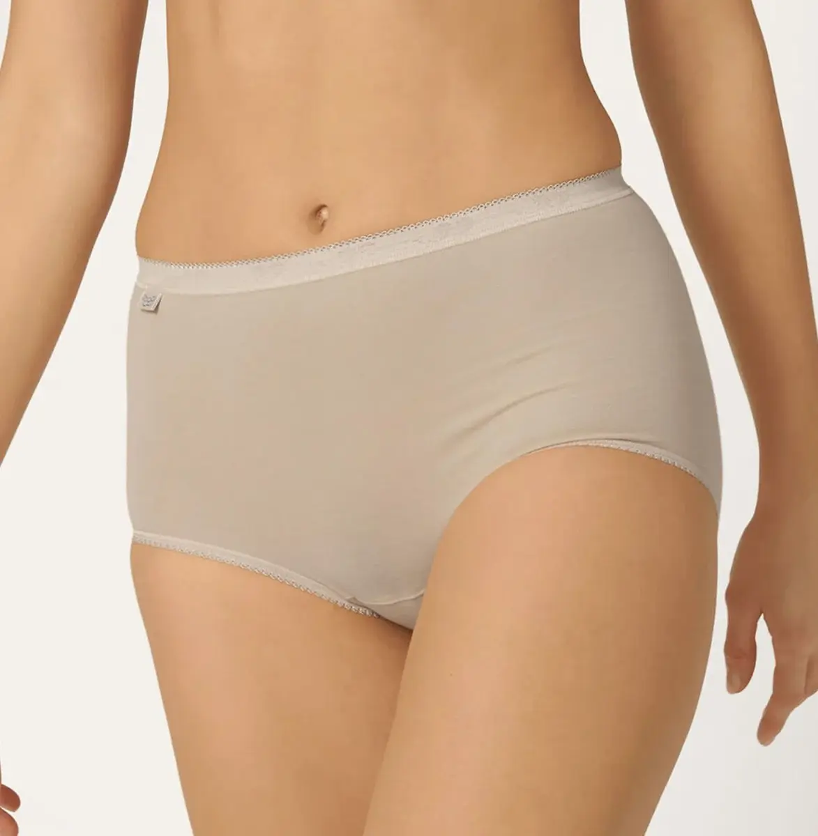 Sloggi dames Basic Maxi slip - Taille dames ondergoed katoen - Dames onderbroek