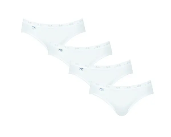 Sloggi 4-pack Basic Mini dames slips (3+1 Gratis) - Bikini dames slip - Onderbroek katoen - Sloggi aanbieding Sloggi 4-pack Basic Mini dames slips (3+1 Gratis) - Bikini dames slip - Onderbroek katoen - Sloggi aanbieding