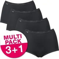 Sloggi Basic Maxi 4-Pack dames slip  (3+1 Gratis) Sloggi Basic Maxi 4-Pack dames slip  (3+1 Gratis)