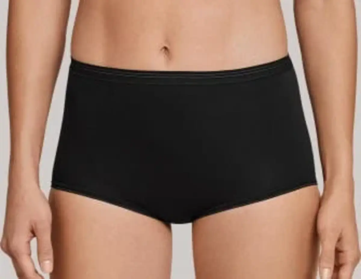 Schiesser dames luxury maxi slip - Elastisch katoenen taille slip Schiesser dames luxury maxi slip - Elastisch katoenen taille slip