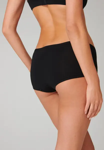 Schiesser 3-Pack dames Basic boxershort 95/5 - Elastisch katoen - Witte dames hipster Schiesser 3-Pack dames Basic boxershort 95/5 - Elastisch katoen - Witte dames hipster