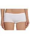 Schiesser 3-Pack dames Basic boxershort 95/5 - Elastisch katoen - Witte dames hipster