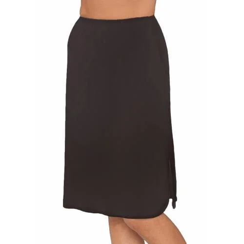 Nina von c lange onderrok 60 CM - Jupon antistatisch - Wit, zwart, huidskleur, champagne