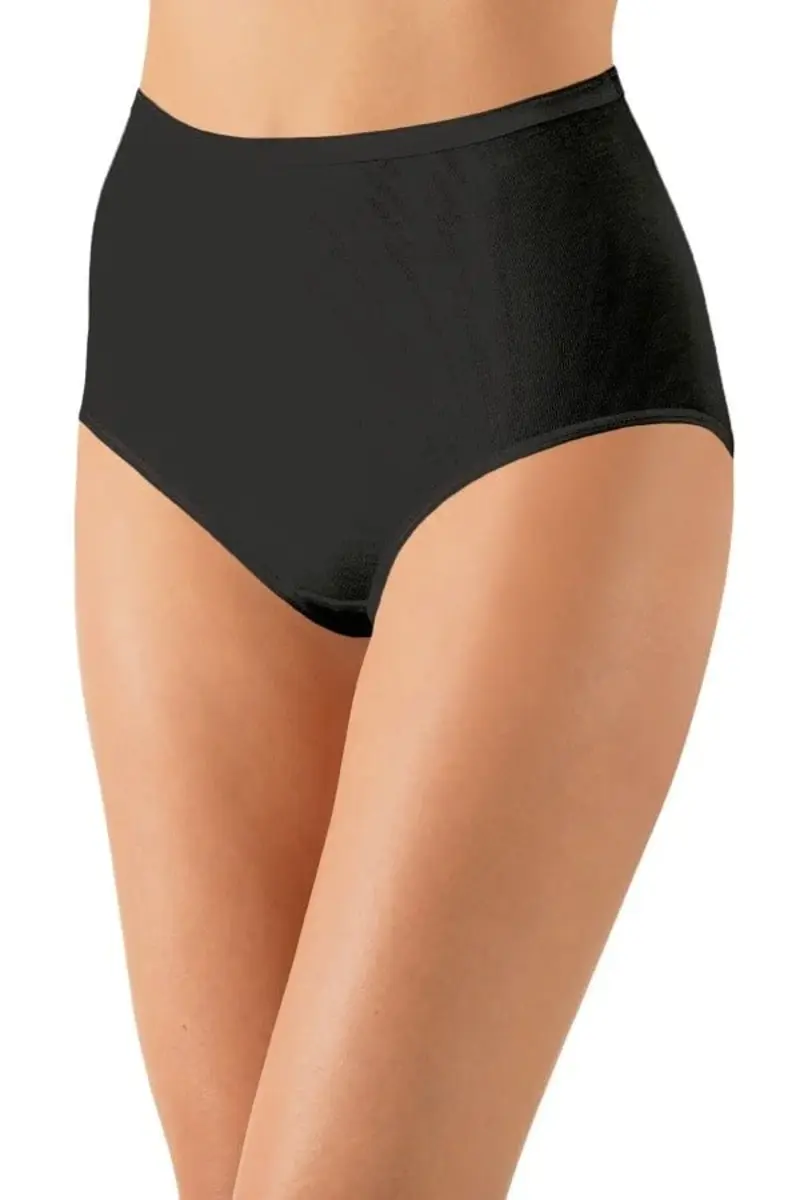 Nina von C dames Tailleslip 100% biologisch katoen - Hoge dames onderbroek - Dubbel kruisje